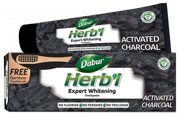 Dabur Herbal Активированный уголь Зубная паста 150г + зубная щетка Дабур