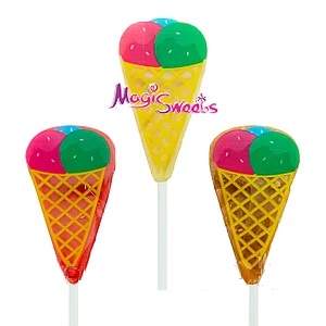 Карамель на палочке MAGIC SWEETS Мороженое 30 гр #