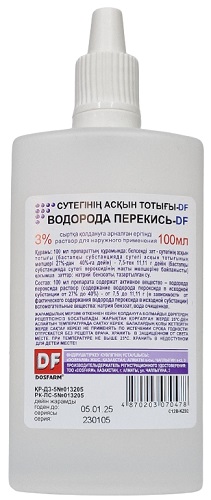 Перекись водорода DF 3% 100 мл раствор