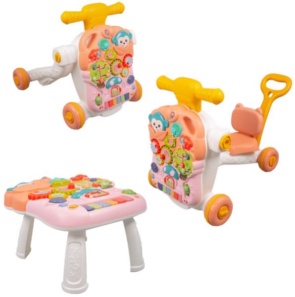 Развивающий цент 3в1 Sobebear (ходунки. каталка. столик) 6м+