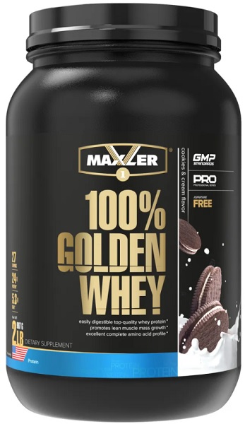 Maxler Голден Вей 908г Печенье и Крем / Maxler Golden Whey