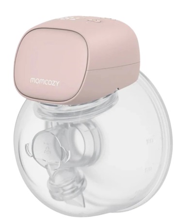 Молокоотсос Momcozy S9 hand free одинарный розовый 2 режима 