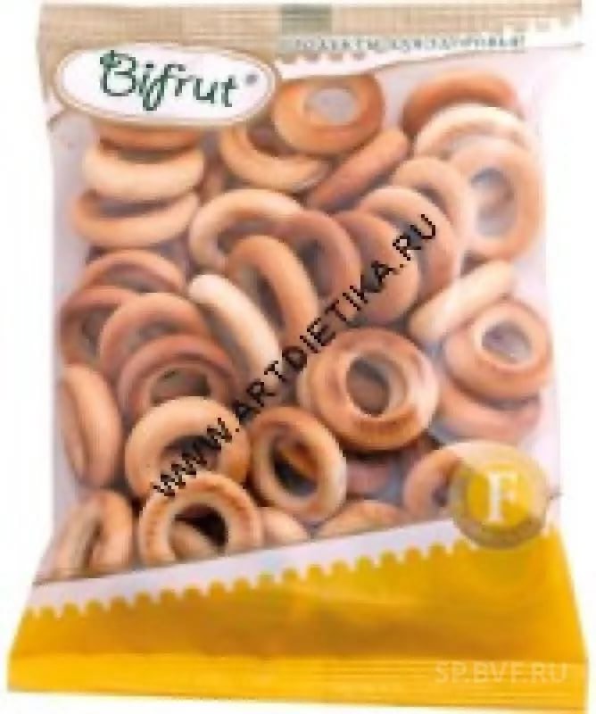 Bifrut Сушки на фруктозе простые 200г