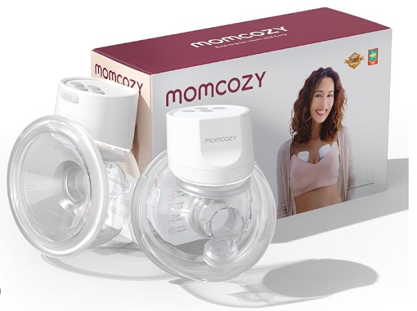 Молокоотсос Momcozy S12 hand free белый 3 режима арт.200002