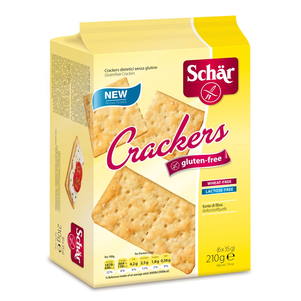 Dr.Schar CRACKERS Крекер безглютеновый 210г