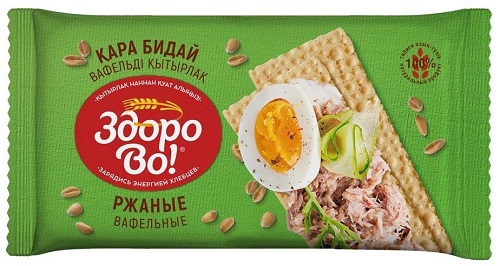 Здорово! Хлебцы вафельные Ржаные 70г