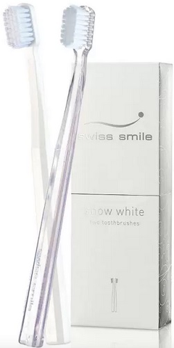 Swiss Smile Набор отбеливающих зубных щеток Snow white