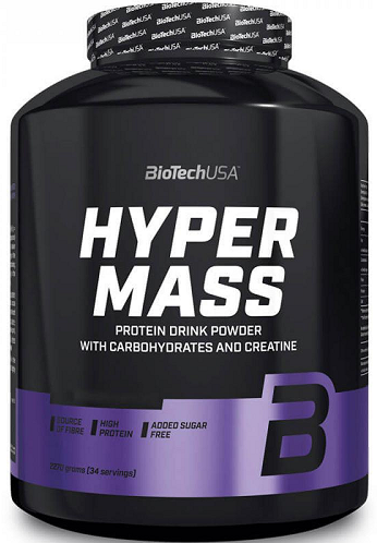 BioTech Hyper Mass 2270г Шоколад банка Белково-углеводный напиток