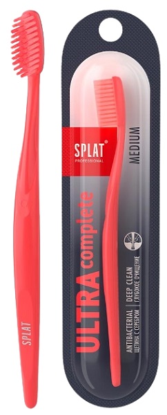 Зубная щетка SPLAT Ultra Complete Medium красная