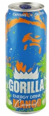 Gorilla Mango Coconut Энергетический напиток 0.45мл ж/б