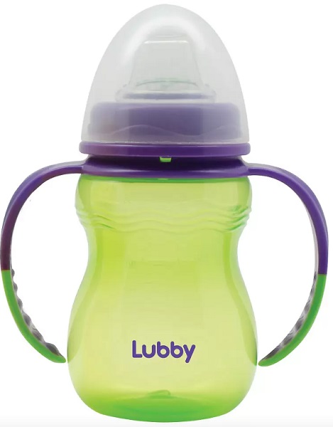 Поильник 6м+ JUST LUBBY 250мл Непроливайка с мягким носиком арт.7317