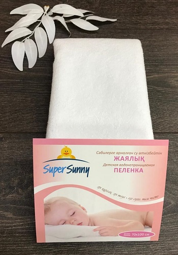 SUPER SUNNY Пеленка водонепроницаемая 70*100см