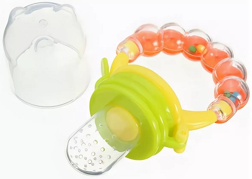 Ниблер ECO BABY Силиконовый с Крышкой 5м+ цв.в асс арт.50003