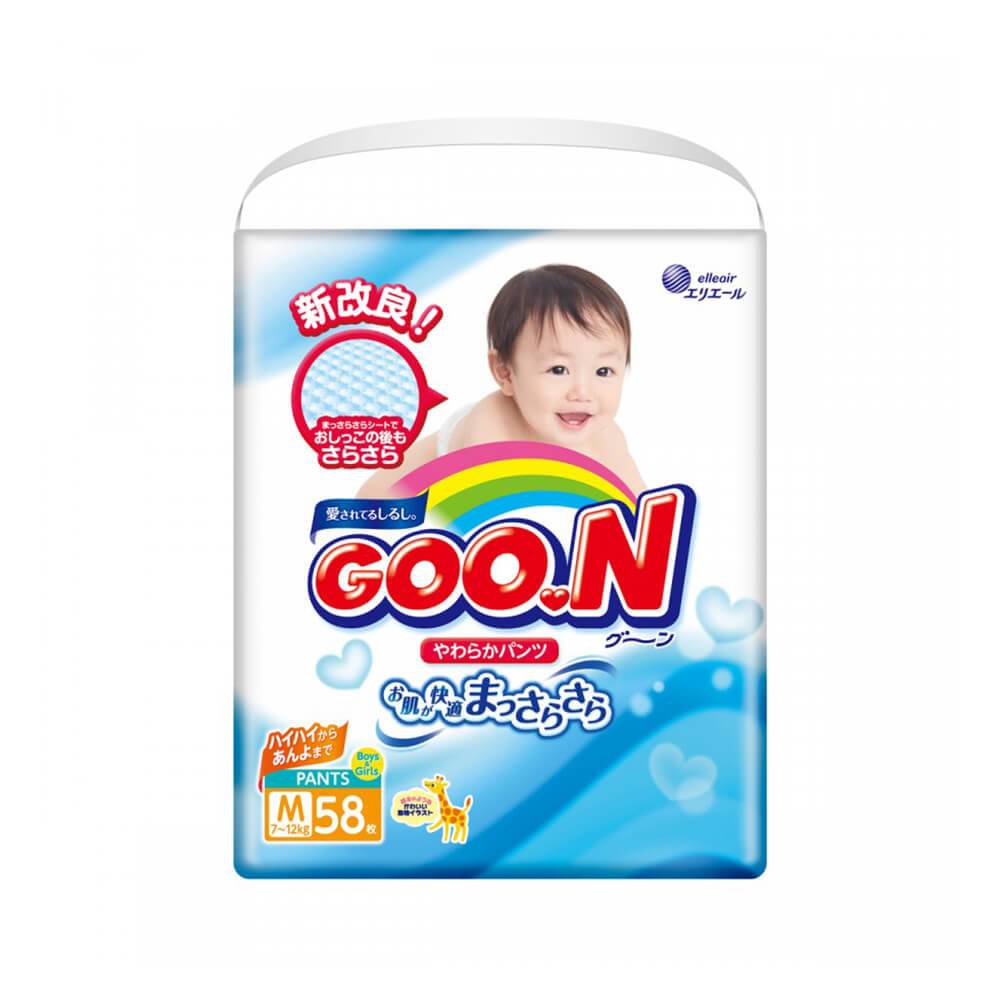 Трусики-подгузники для мальчиков GOON M58 (7-12кг) 58шт