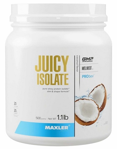 Maxler Джуси Изолят 500г Кокос 1,1lb