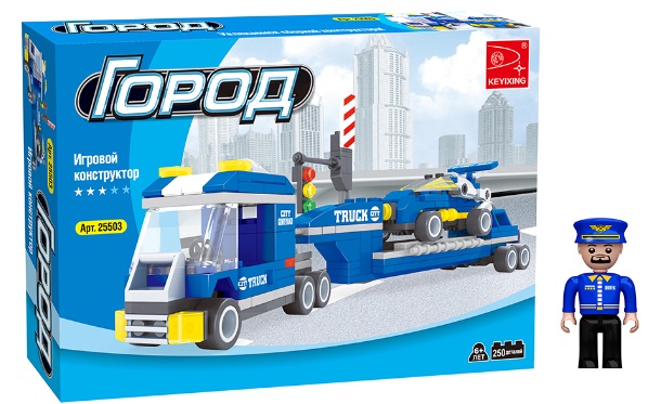 Игровой конструктор Keyixing 25503 Гонки команда Формула-1 и 250 деталей