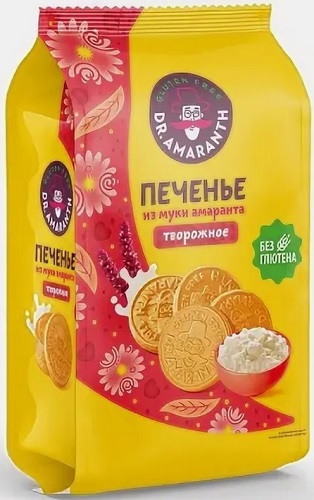 Dr.Amaranth Печенье амарантовое Творожное 160г Di&Di