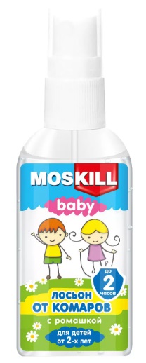 MOSKILL Baby лосьон от комаров детский с Ромашкой 60 мл Москилл