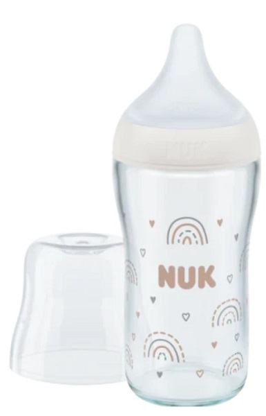 Бутылочка Стеклянная NUK Perfect Match Радуга 120мл арт.10211038