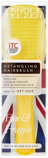 TANGLE TEEZER расческа Wet Detangler Fine & Fragile Dandelion Yellow