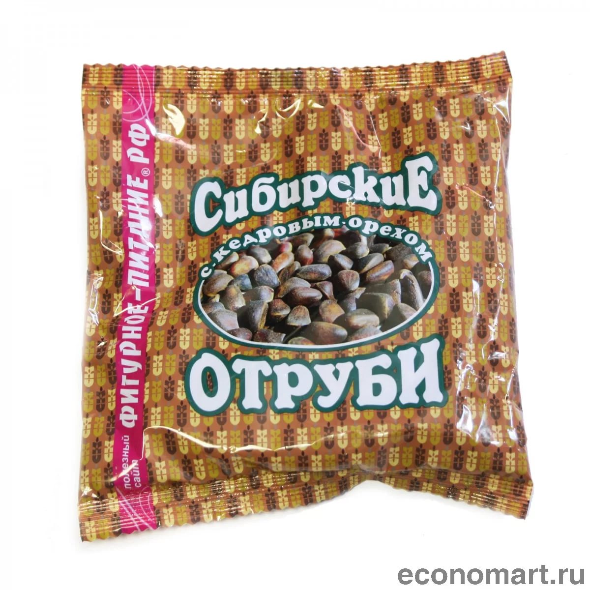 Отруби Сибирские Пшеничные с кедровым орехом 200г