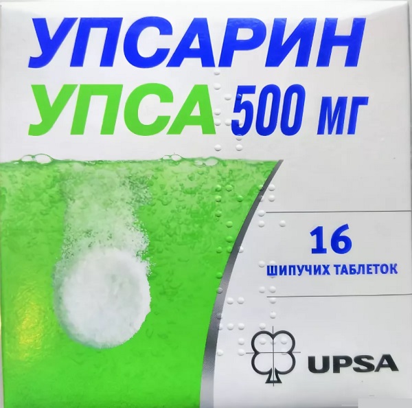 Упсарин Упса 500 мг №16 табл. шипучие ( Ацетилсалициловая кислота ) (Упаковка)