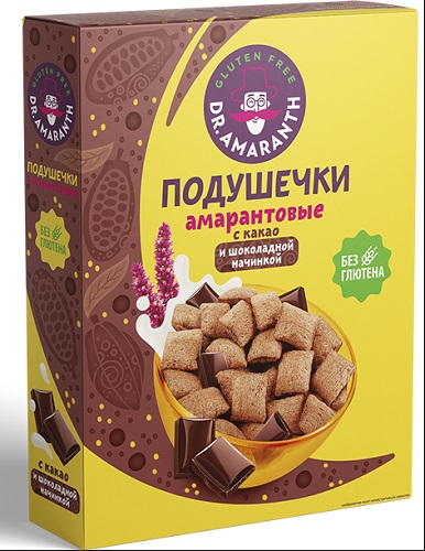 Dr.Amaranth Подушечки амарантовые с Какао и шокол.нач. 180г Di&Di