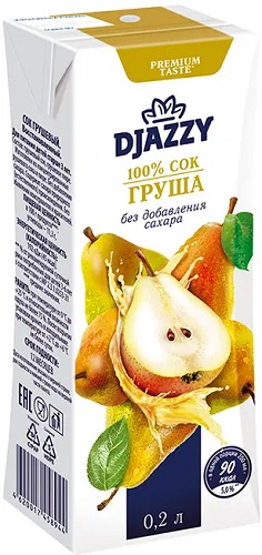 Djazzy Сок Груша 0,2л
