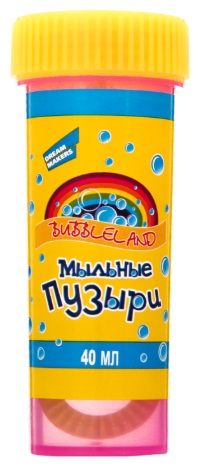 Мыльные пузыри 40 мл Bubbleland