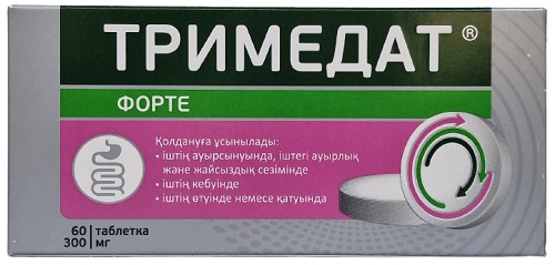 Тримедат Форте табл. 300 мг №60 ( тримебутин ) (Упаковка)