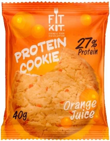 Fit KitПротеиновое Печенье Апельсиновый сок 40г.