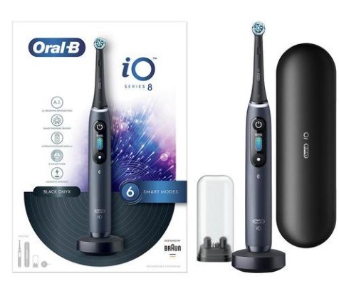 Зубная щетка Электрическая ORAL-B 1шт BRAUN iO Ser8 iOM8.1B2.2BD Bk 80349095