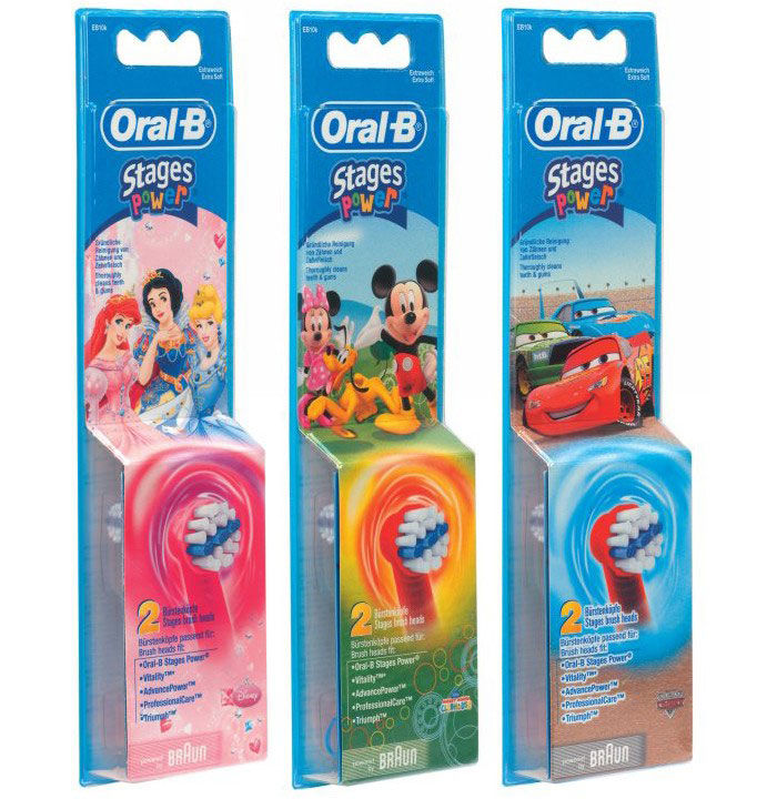 Насадки ORAL-B Stages Power для электрической зубной щетки 2шт 80320076 / 80322972