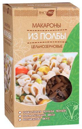 ВастЭко Макароны Трубочки из цельнозерновой муки плобы 400 г
