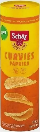 Dr.Schar Curves Paprika 170г Чипсы картофельные Паприка