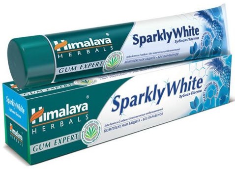 Зубная паста HIMALAYA Sparkly White 75 мл Отбеливающая
