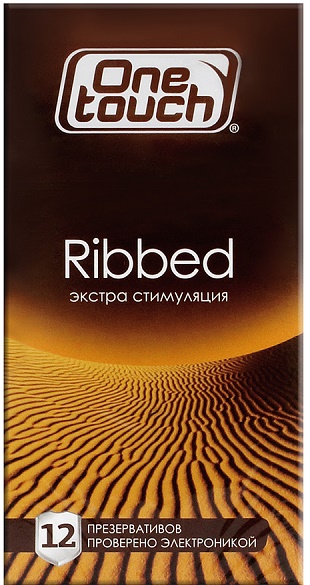 Презервативы ONE TOUCH Ribbed 12 шт
