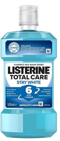 Ополаскиватель для полости рта LISTERINE Total Care Stay White 500мл ЛИСТЕРИН