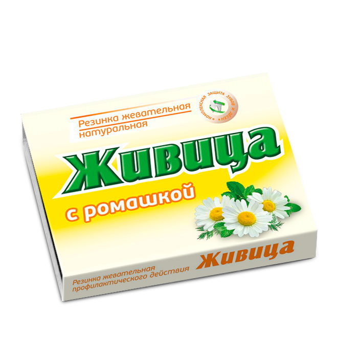 Живица Таежная с ромашкой  0,8 №5 жевательная смолка  &