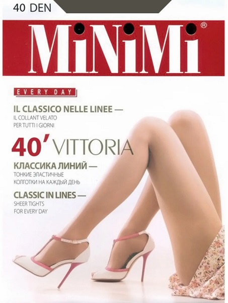 MINIMI Колготки 40 den Vittoria Cappuccino 2-S