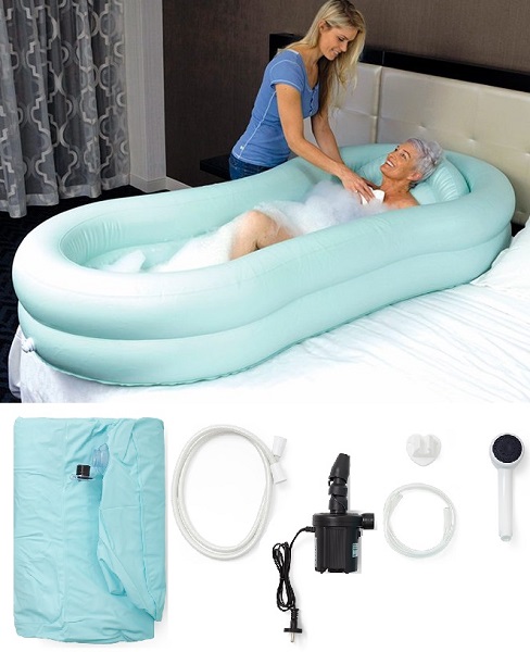 Ванна надувная АРМЕД для мытья тела человека на кровати