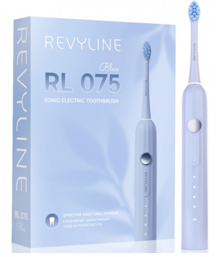 Зубная щетка Электрическая REVYLINE RL075 голубая ( 8810 )