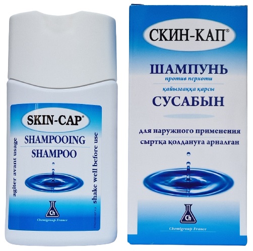 Скин-Кап шампунь 1% 150 мл ( перитион цинк ) Скин Кап