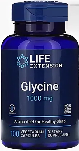 Life Extension Глицин 1000мг №100вег.капс  &
