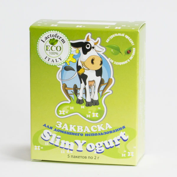Закваска Slim Yogurt Слим Йогурт 2г №5пак Lactoferm