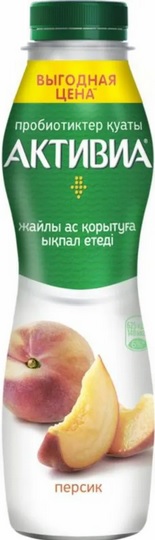 Данон Активиа Питьевая Персик 670г