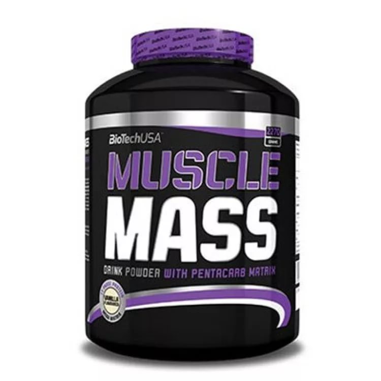 BioTech Muscle Mass 2270г Ваниль Белково-углеводный напиток