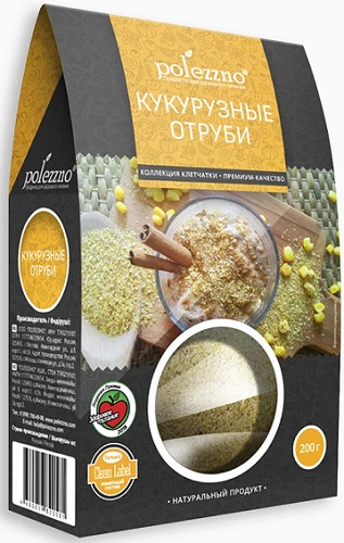 Polezzno Кукурузные отруби 200г
