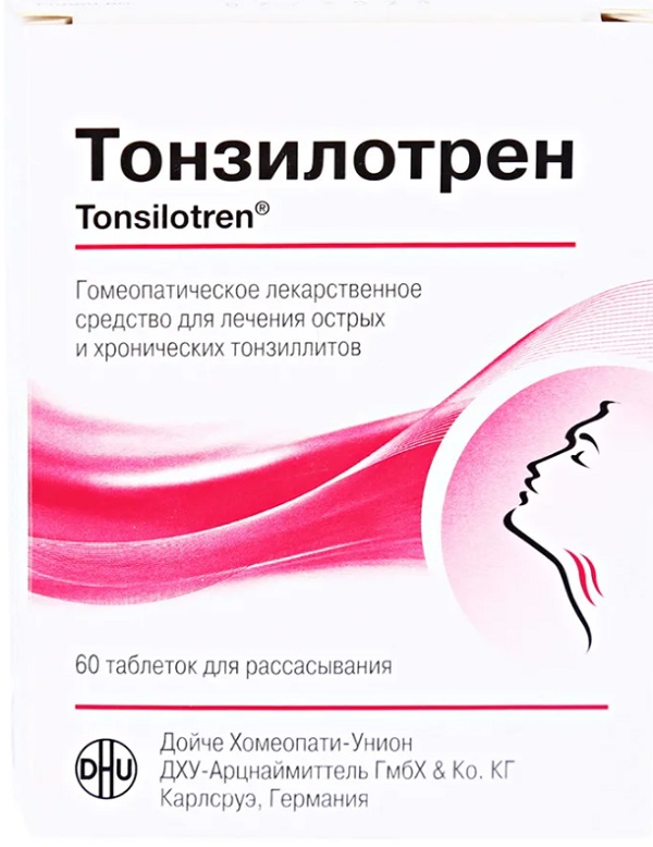 Тонзилотрен таб №60 гомео (Упаковка)