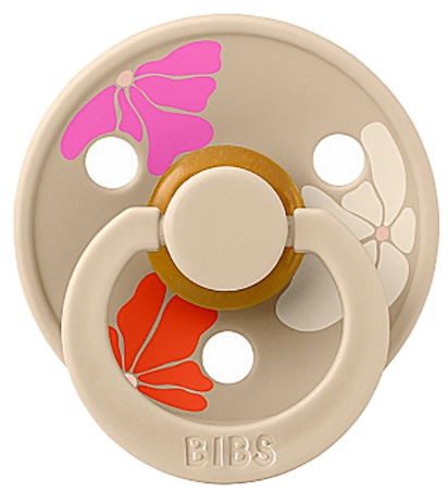 Пустышка латексная 0м+ Bibs Studio Pacifier Colour Morning Bloom разм.1 Vanilla арт.10013245